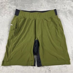 Lululemon T.H.E. Short Mens Medium Green Linerless 9" Inseam Lightweight Stretch